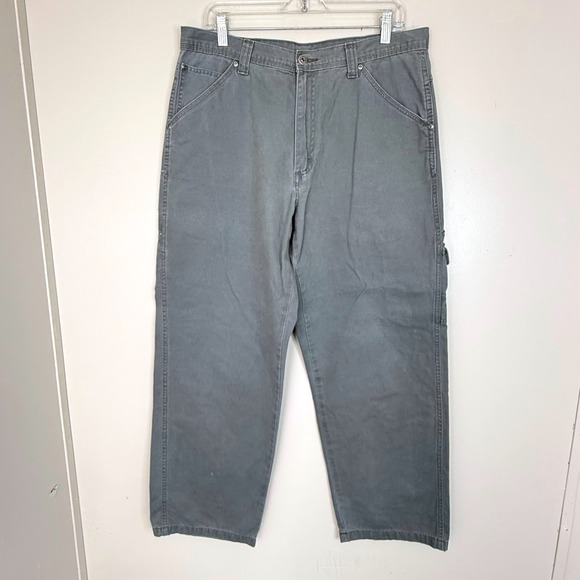 Wrangler Other - Wrangler Carpenter Pants Mens 34x30 Gray Authentics Utility Workwear